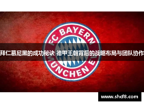 拜仁慕尼黑的成功秘诀 德甲王朝背后的战略布局与团队协作